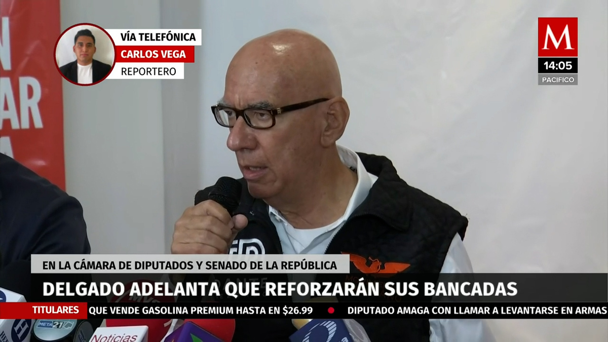 Dante Delgado reforzará bancadas de MC