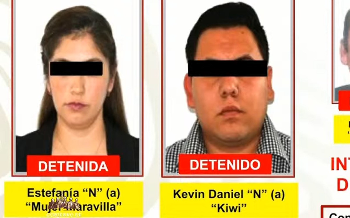 De este grupo fueron detenidas cinco personas quienes traficaban con gente. | Captura