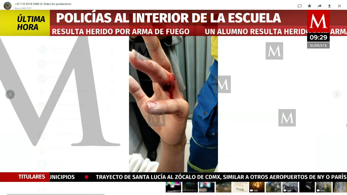 Menor de edad introdujo un arma de fuego a escuela en Iztapalapa