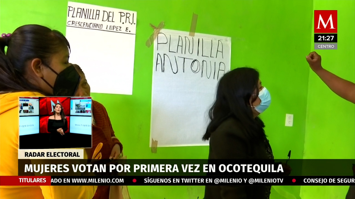 Ocotequila: Mujeres votan por primera vez pese a intimidación