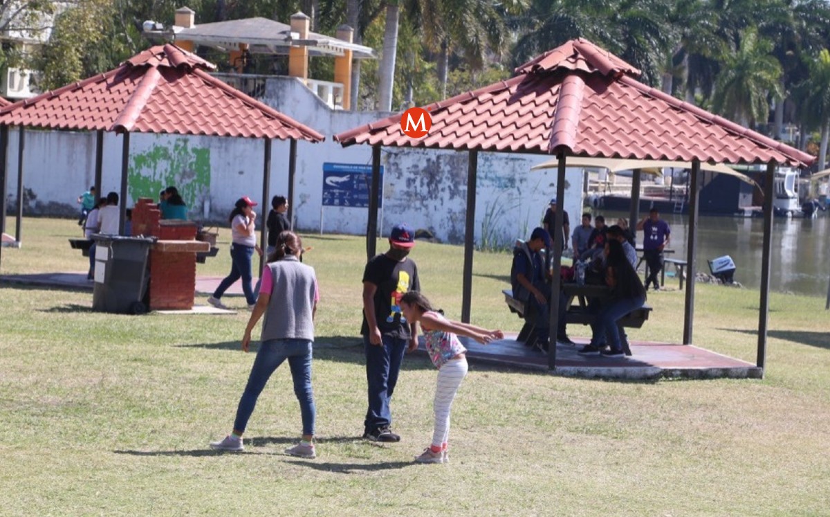 Parque Fray Andrés en Tampico. (Yazmín Sánchez)