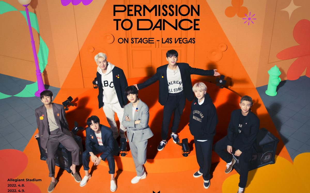 BTS en Las Vegas (Twitter).