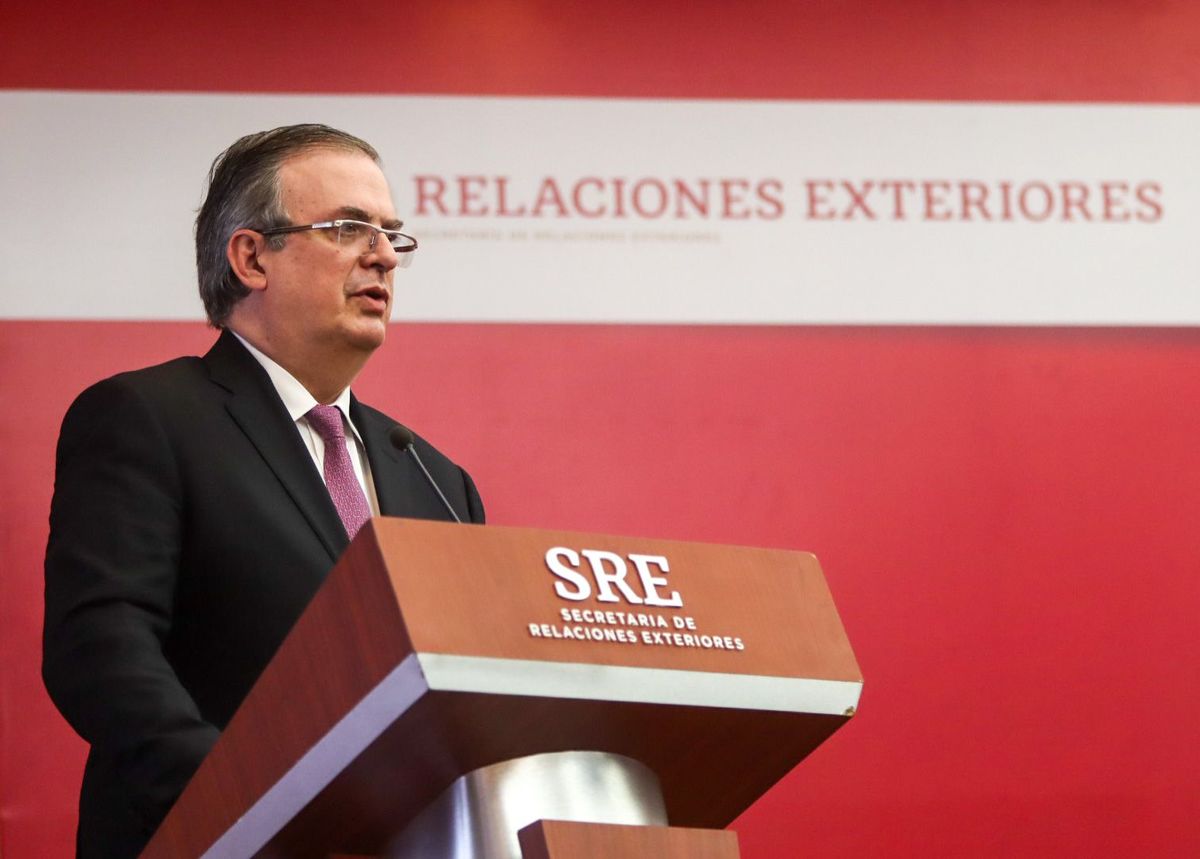 El canciller Marcelo Ebrard reiteró el llamado a resolver el conflicto en Ucrania de manera pacífica. (Especial)