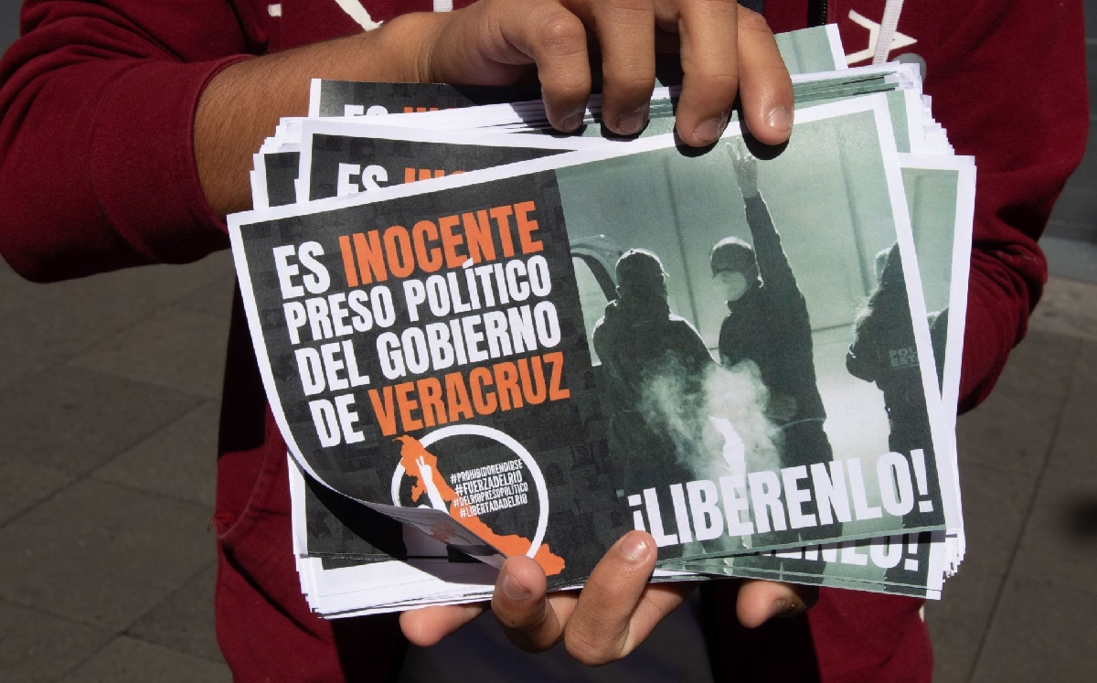 Familiares y amigos de José Manuel del Río Virgen han protestado para exigir su libertad. | Cuartoscuro