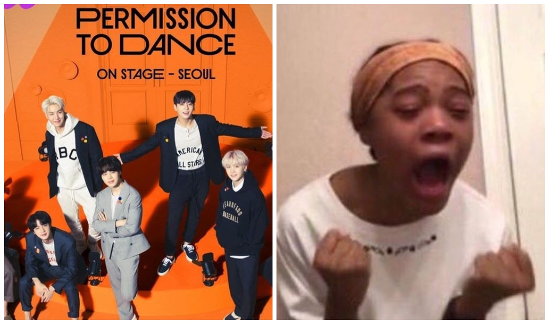Los fans de BTS compartieron memes sobre la preventa de los boletos (Twitter).