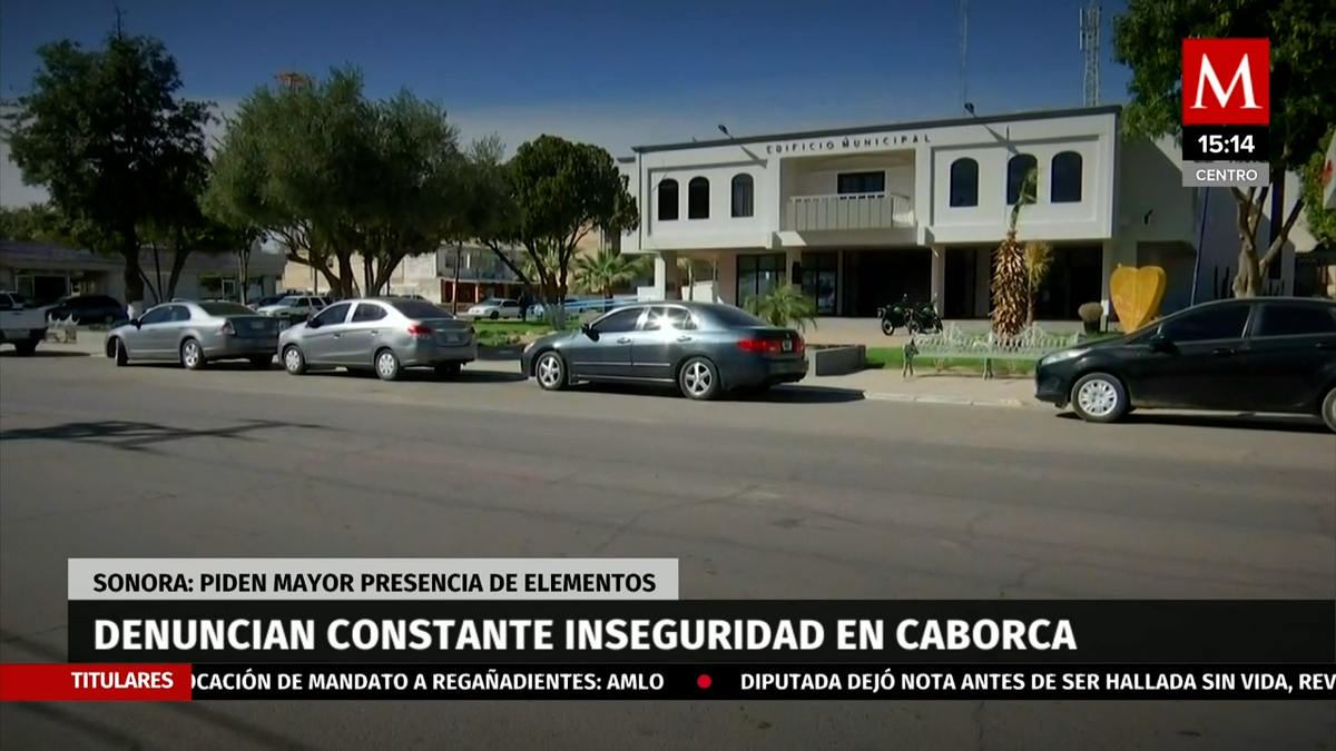 Habitantes de Caborca denuncian inseguridad