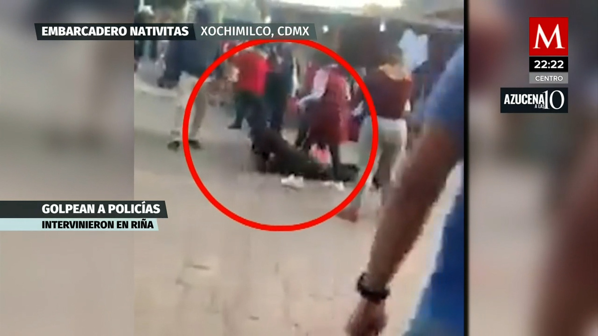 Policías de la CdMx fueron agredidos a golpes en Xochimilco