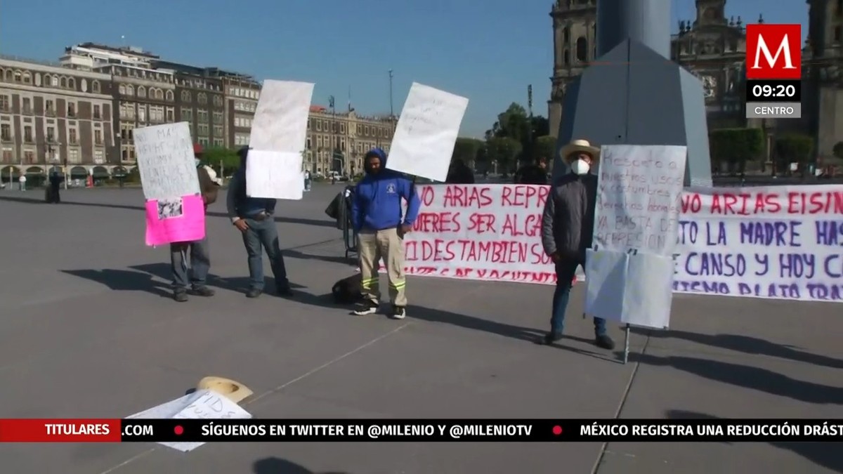 Trabajadores cumplen 24 horas en huelga de hambre