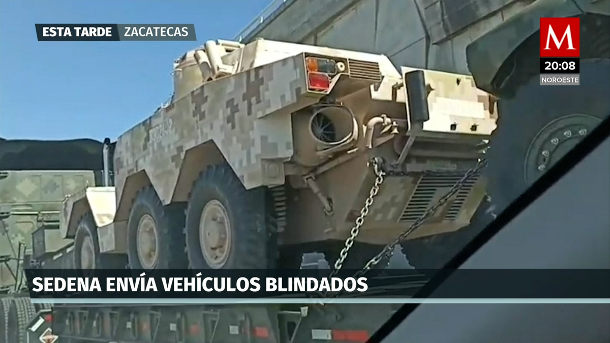 Vehículos todo terreno y artillados del Ejército llegan a Zacatecas