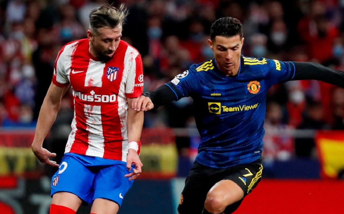 Cristiano y el United rescataron el empate al Atlético de Madrid en los octavos de Champions (Reuters)