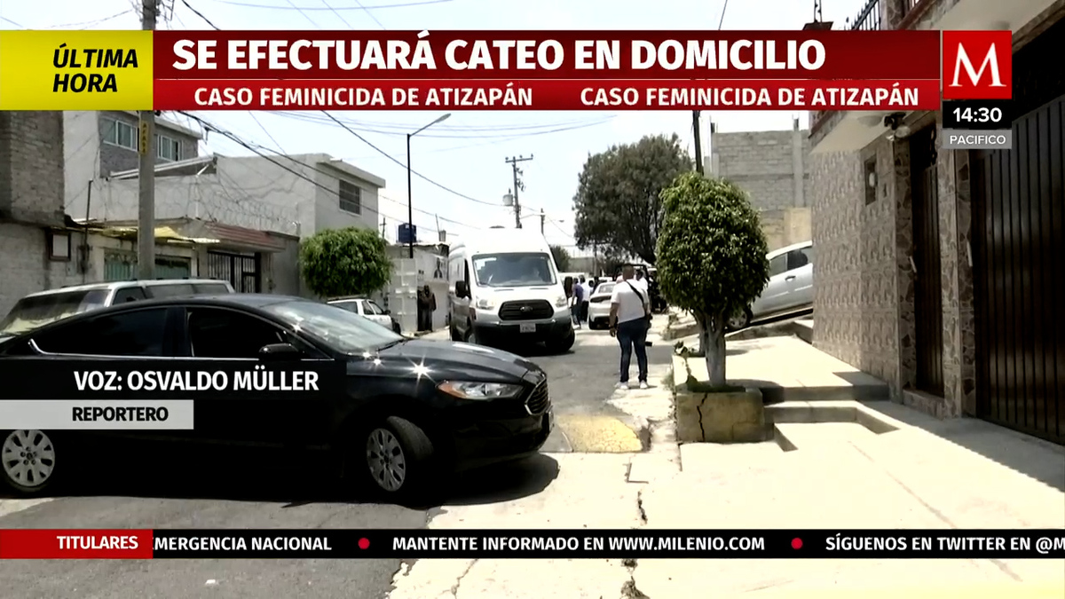 Efectuarán cateo a una de las viviendas del feminicida de Atizapán