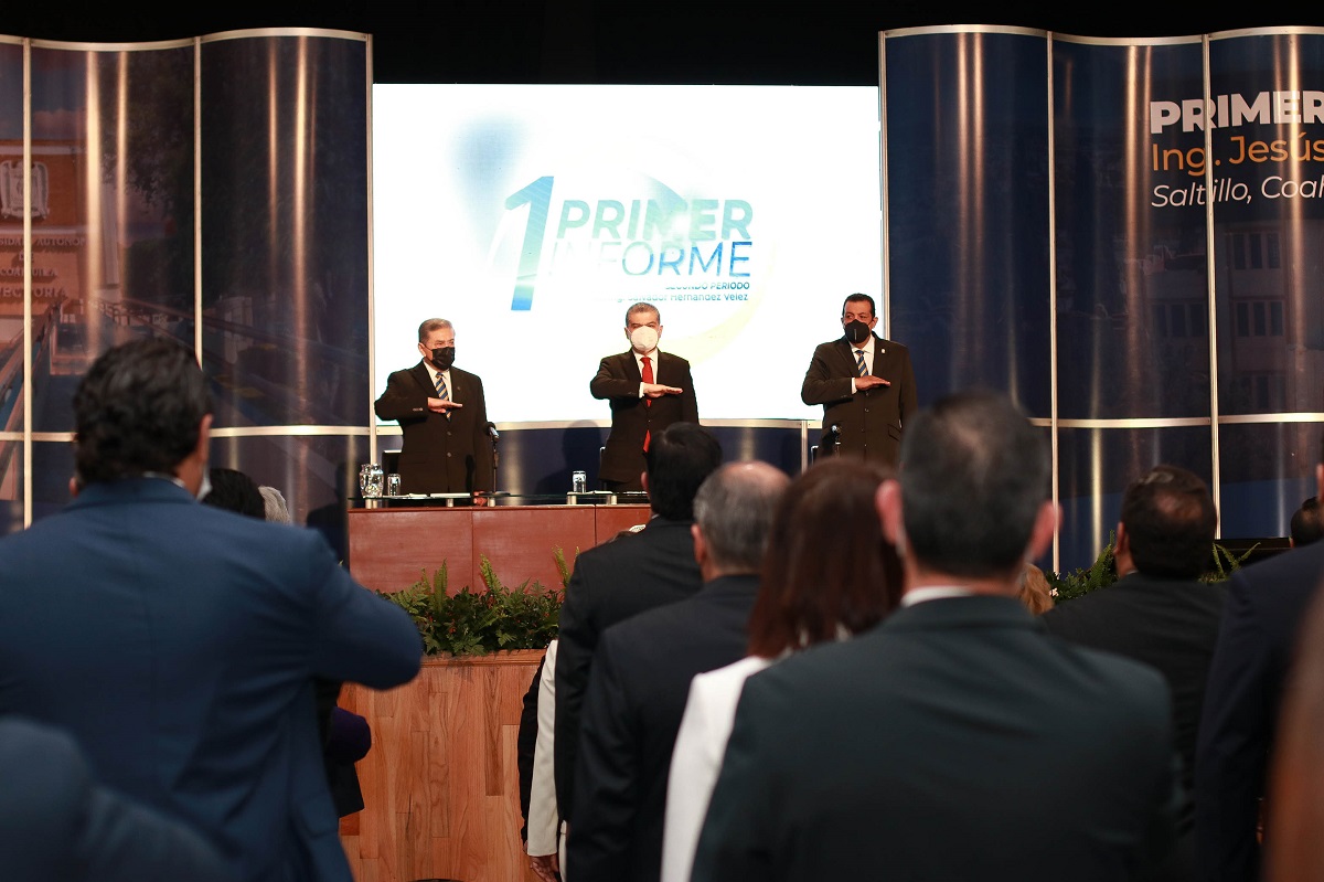Es el primer informe de actividades de su segundo periodo. (cortesía)