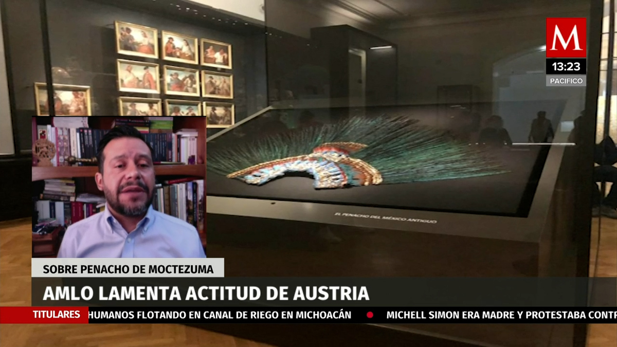Es muy complicado transportar el penacho de Moctezuma: Especialista