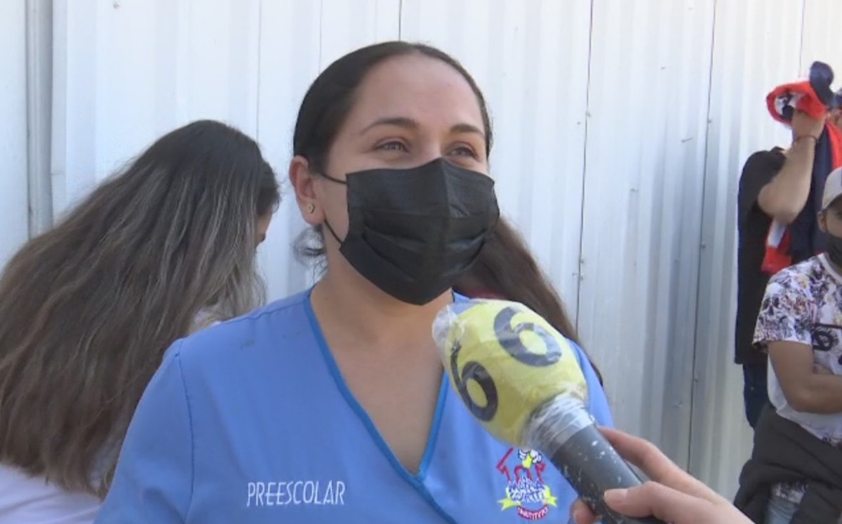 La maestra Lupita decidió dar un ejemplo de responsabilidad a sus alumnos y vacunarse contra covid-19 / Foto: Stefany Yedra