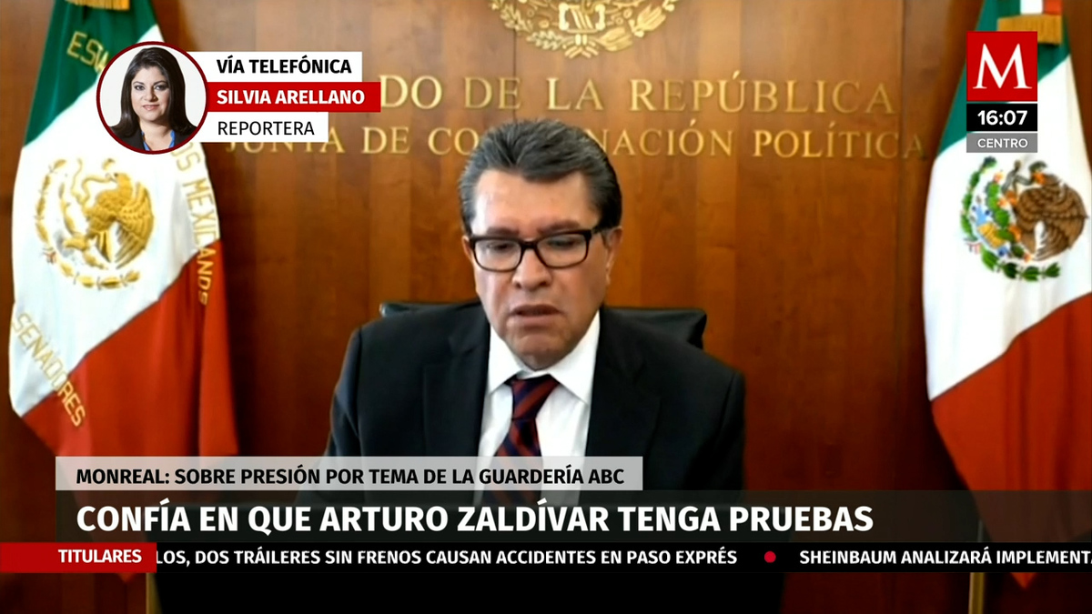 Monreal confía en que ministro Zaldívar tenga pruebas sobre dichos
