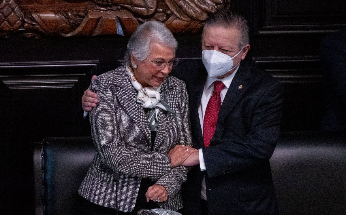 La propuesta de Zaldívar sólo fue apoyada por Juan Silva Meza y Olga Sánchez Cordero.| Cuartoscuro