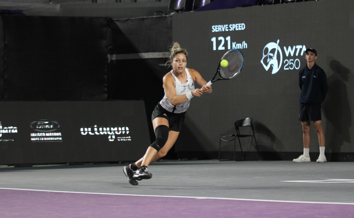 Renata Zarazúa es eliminada del Abierto Zapopan (Cortesía)