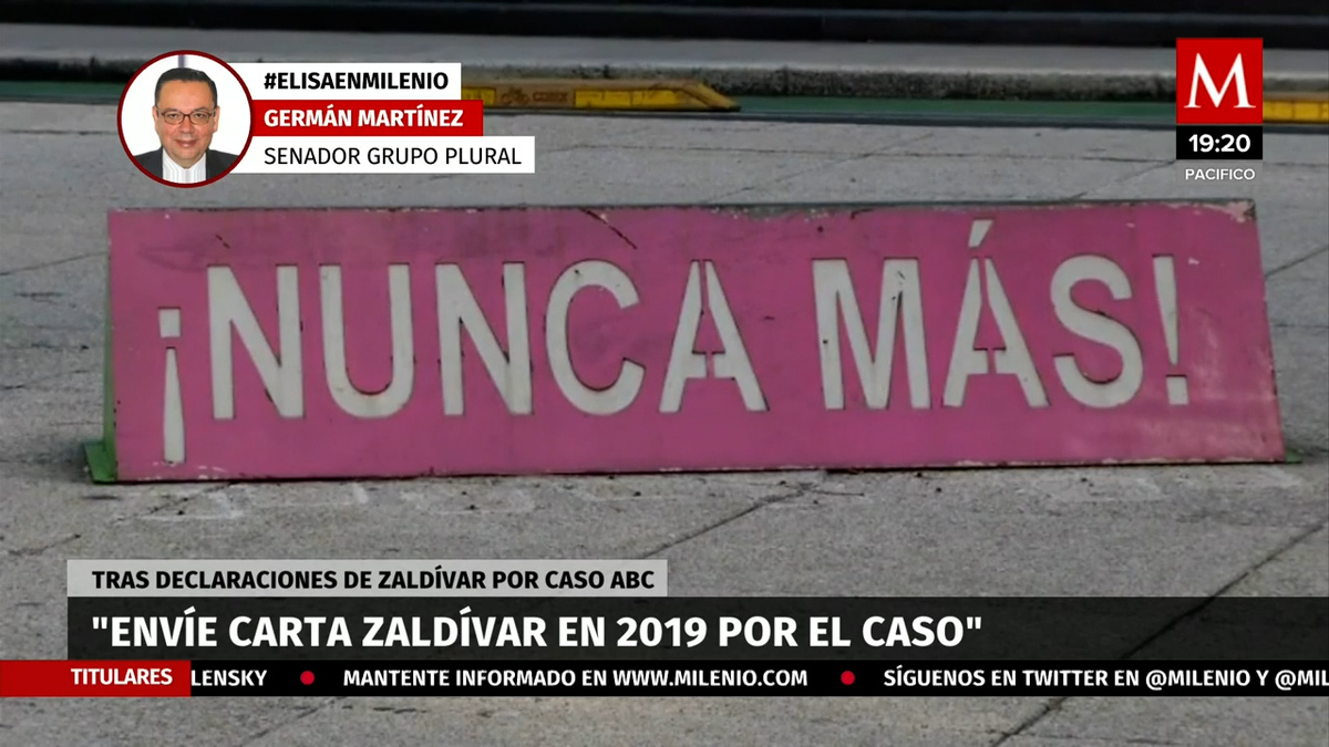 El senador Germán Martínez afirma haber entregado una carta