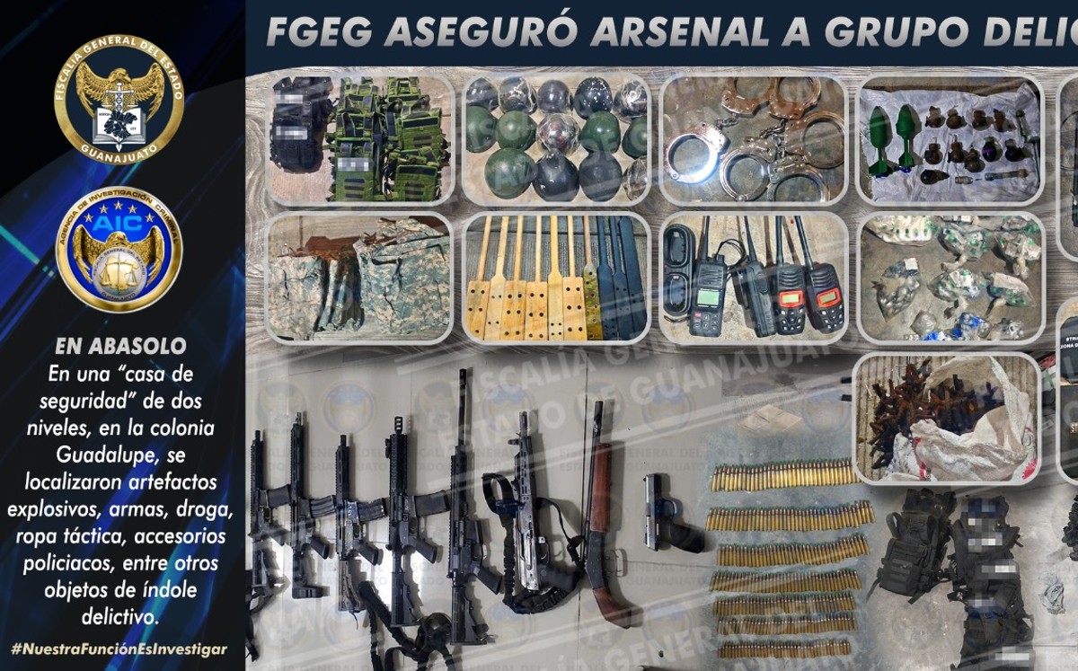 Asegura FGE casa de seguridad en Abasolo