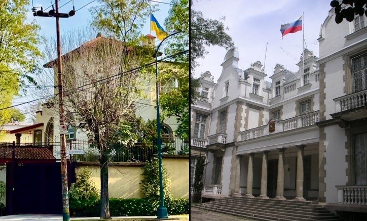 Las embajadas están ubicadas en las alcaldías Cuauhtémoc y Miguel Hidalgo en CdMx. | Especial