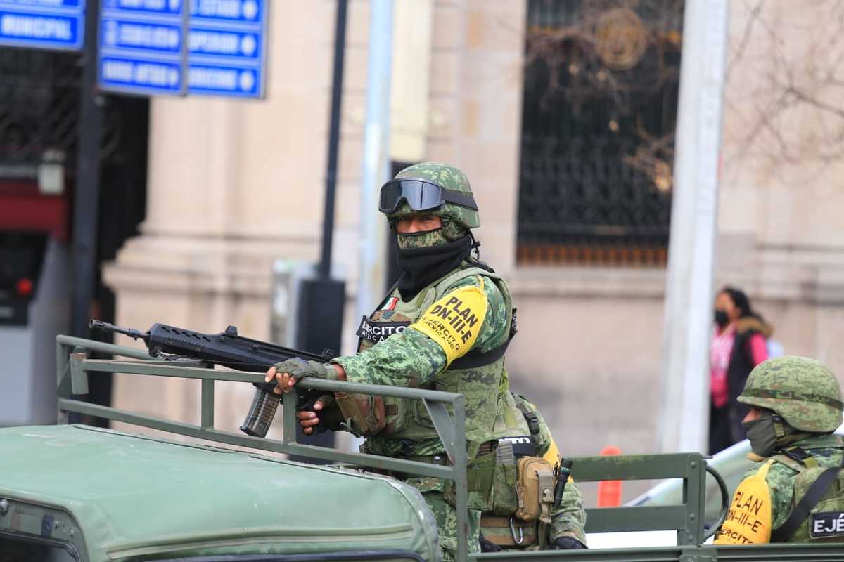 García Sepúlveda confirmó que llegaron 500 militares más para apoyar el Operativo de Seguridad conjunto con Municipios y Fuerza Civil. Foto: Jorge Lóp