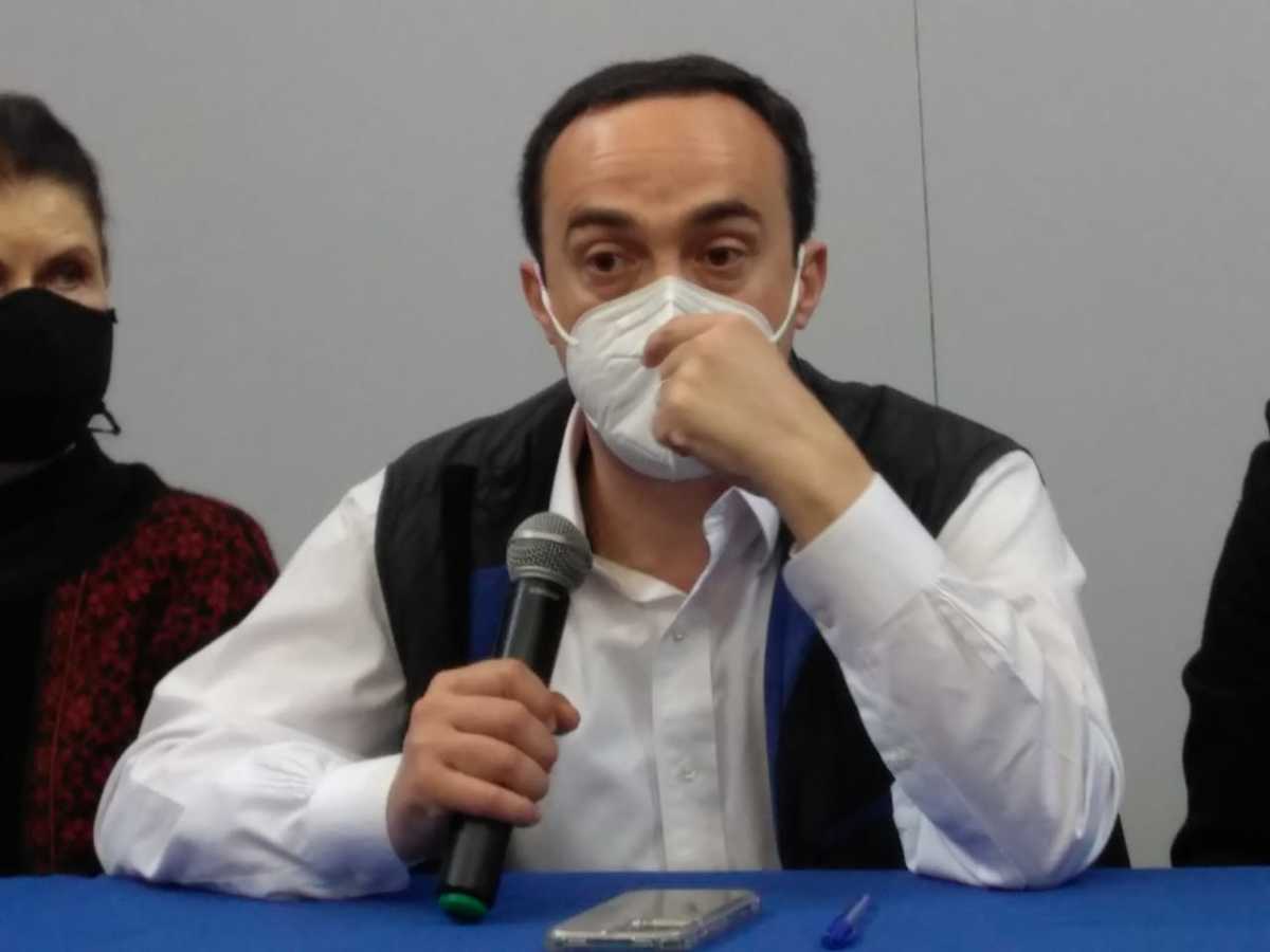 Hernán Salinas, líder del PAN en Nuevo León. Foto: Raúl Palacios.