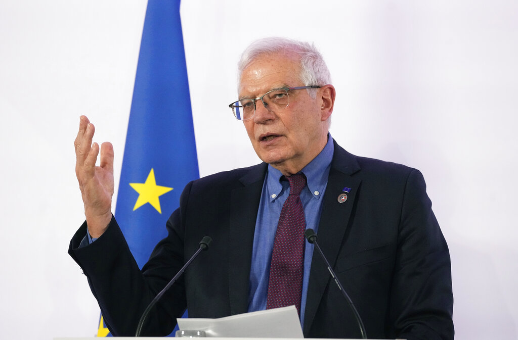 Josep Borrell, jefe de la diplomacia europea. (AP)