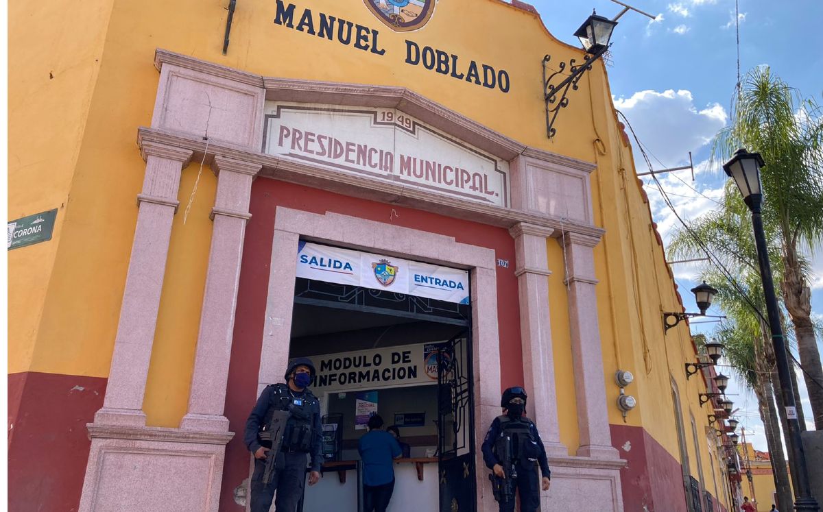 La llegada de las Fuerzas de Seguridad Pública a Manuel Doblado hizo sentir confianza a los habitantes / Foto: Wendoline Adame