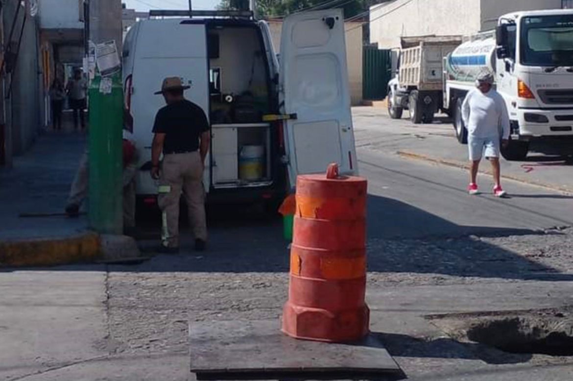 El organismo de saneamiento municipal sólo ha designado a dos empleados. (Francisco Villeda)