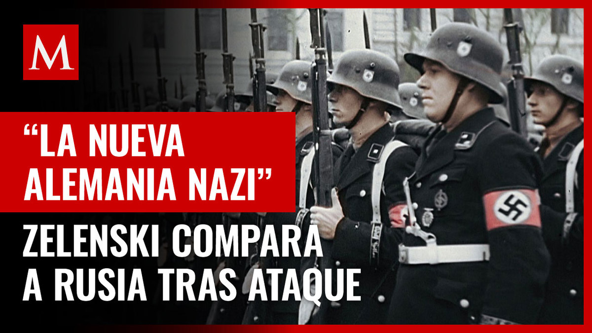 Presidente de Ucrania compara Rusia con Alemania Nazi tras ataque