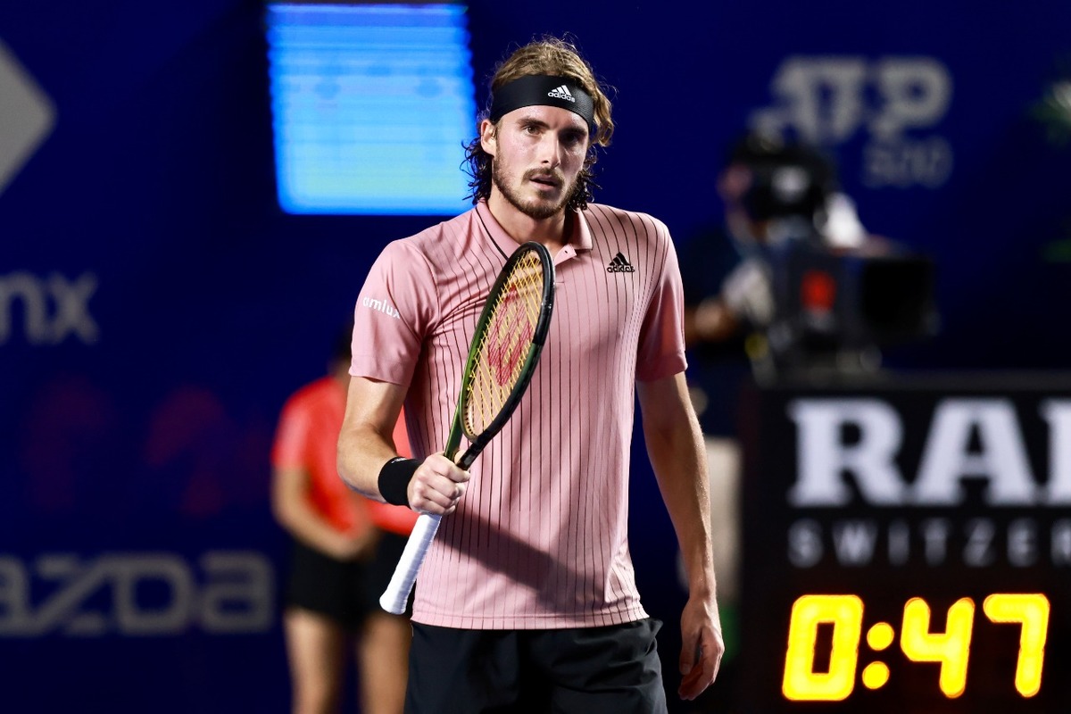 Stefanos Tsitsipas en Abierto Mexicano de Tenis 2022 (Cortesía AMT)