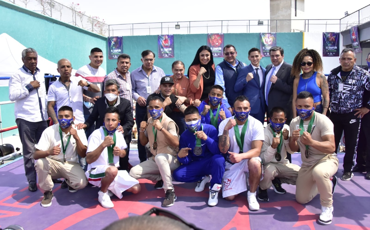 Se lleva a cabo en México torneo penitenciario de boxeo; 'Chiquita' González y Sulaiman, presentes (Twitter)