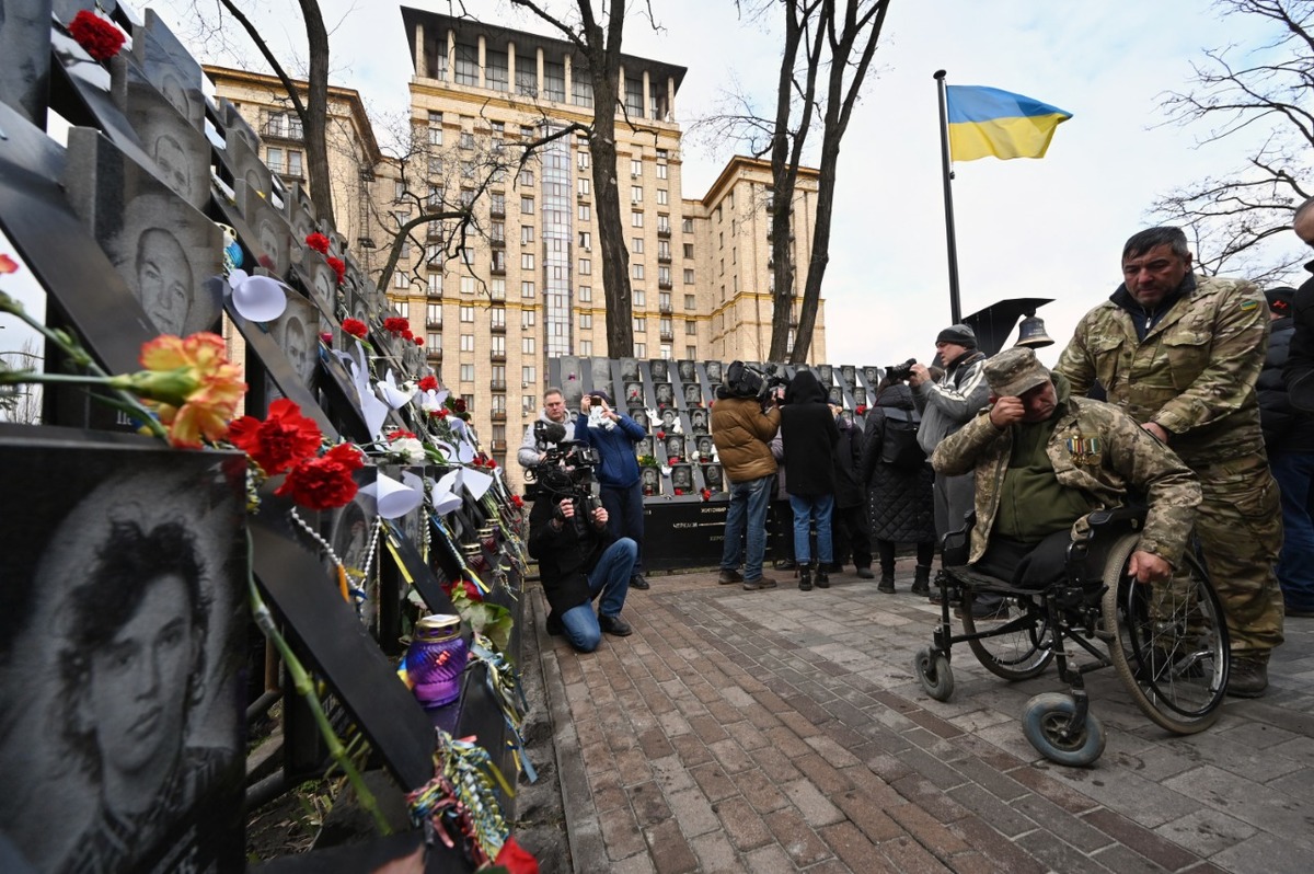 Conmemoración en Kiev, Ucrania | AFP