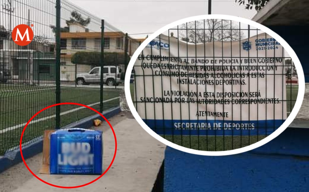 Ingresan bebidas alcohólicas a espacios deportivos en Tampico