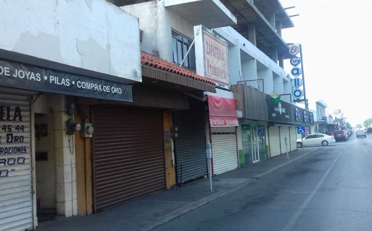 Locatarios cierran negocios por bajas ventas en Tamaulipas