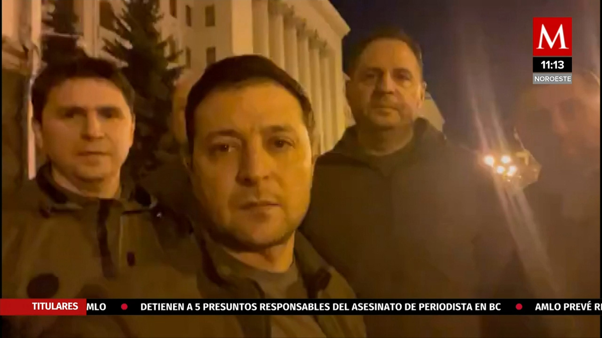 Presidente de Ucrania informa que siguen en la lucha