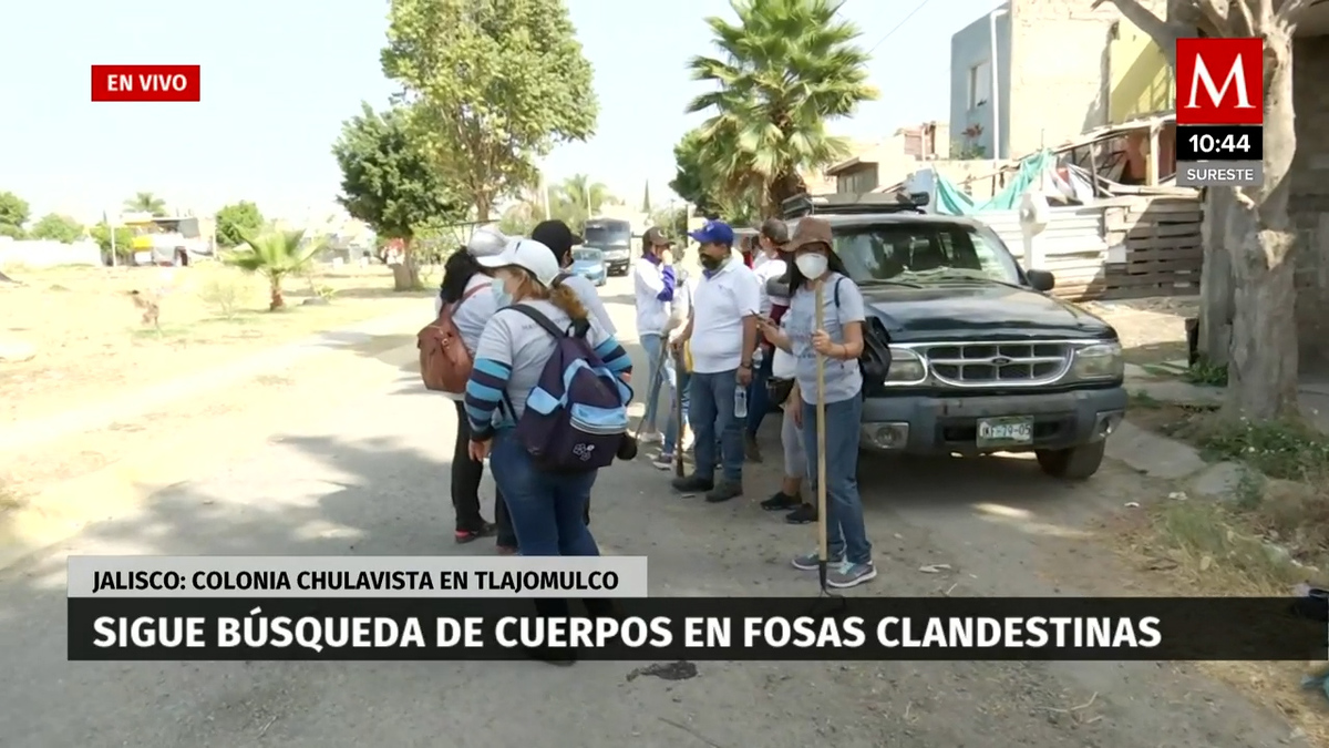 Continuan búsquedas de cuerpos en fosas clandestinas en Jalisco