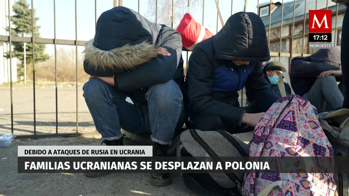 Una estación-tren polaca acoge a miles de refugiados Ucranianos