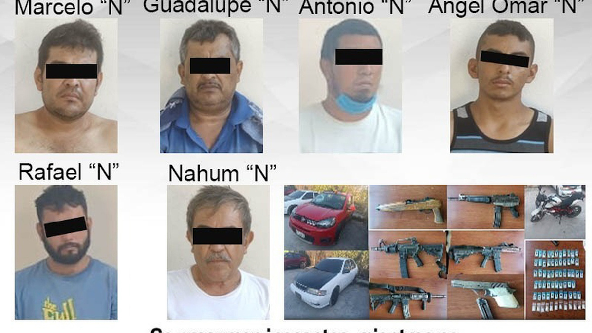Policía de Morelos detiene a seis hombres por delitos contra la salud