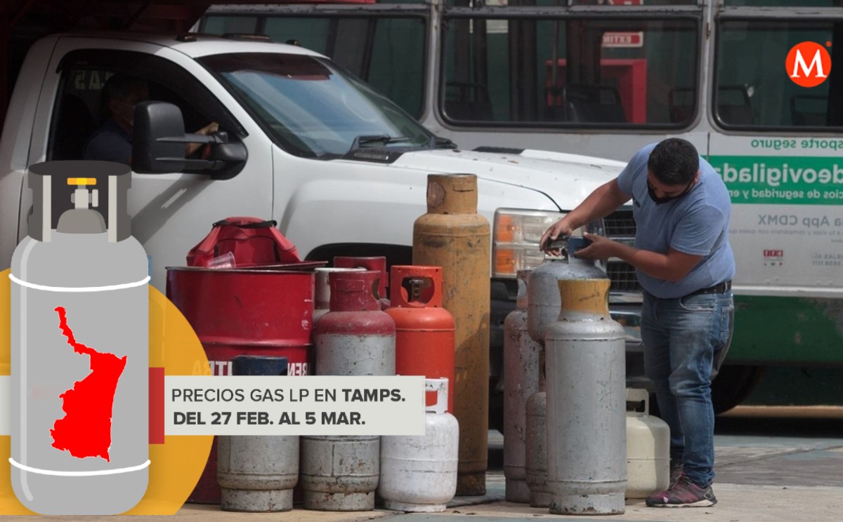 Precio del gas LP en Tamaulipas