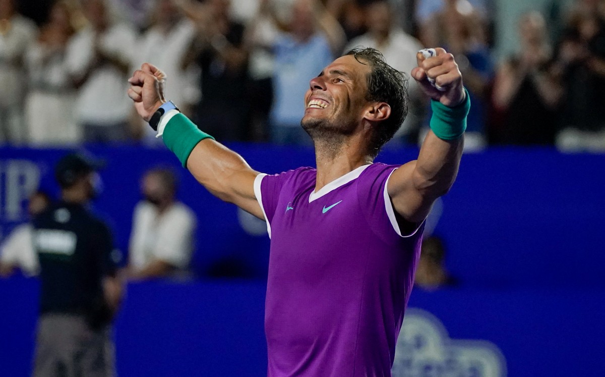 Rafael Nadal es campeón del Abierto Mexicano de Tenis 2022 (AP)