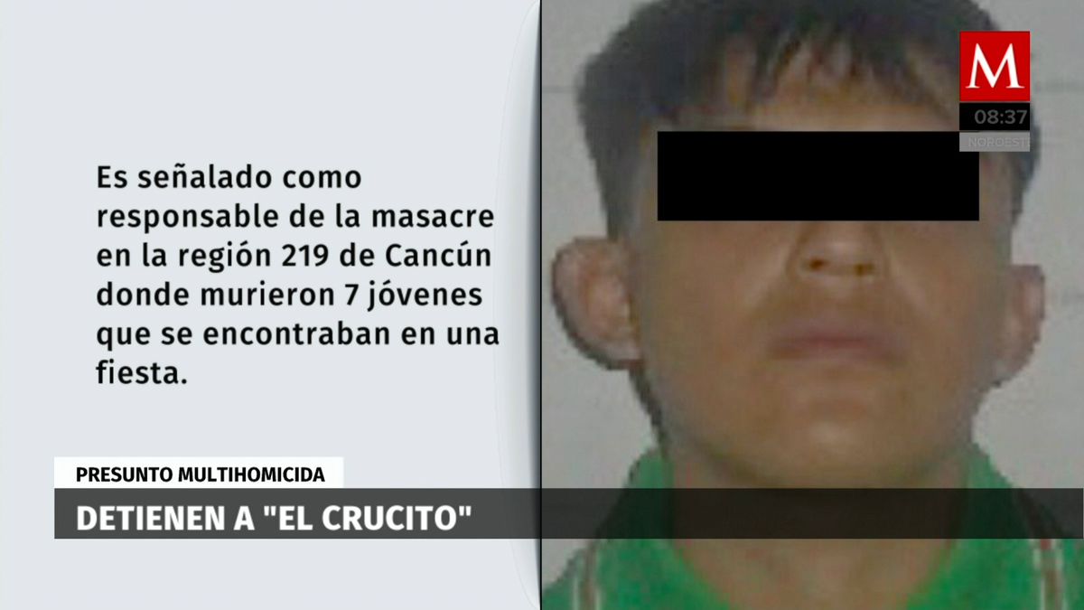 Detienen a presunto multihomicida “El Crucito”