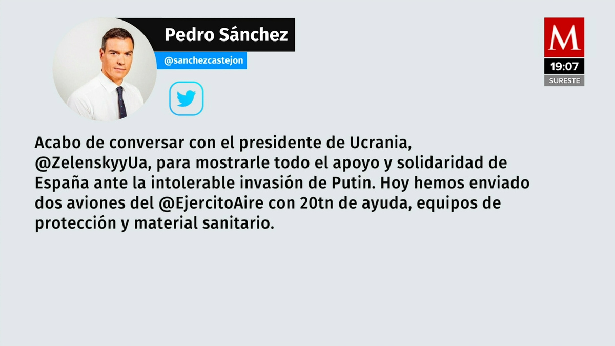España prepara el primer envío de ayuda para Ucrania