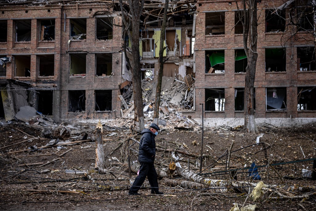 Guerra Ucrania Rusia en Kiev (AFP)