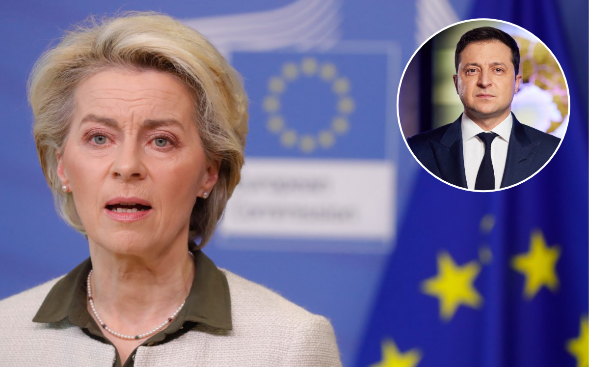Ursula von der Leyen no ha descartado la integración de Ucrania a la Unión Europea. (AFP)