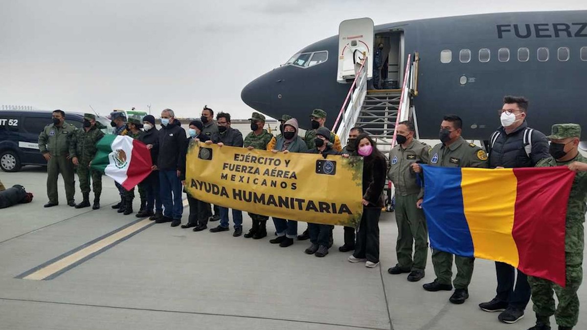 Aterriza en Rumania avión que traerá a mexicanos evacuados de Ucrania