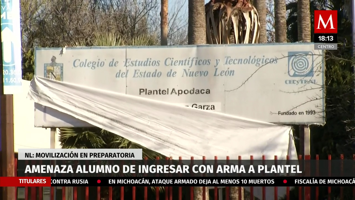 Autoridades se movilizan a una escuela tras amenaza de arma de fuego