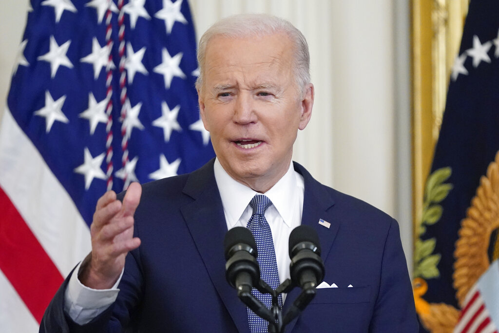 Joe Biden ofrecerá su discurso del Estado de la Unión este martes ante legisladores de Estados Unidos. (AP)