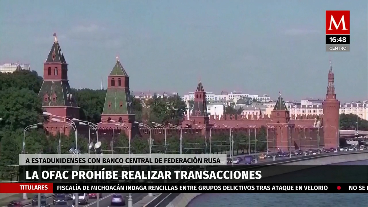 La OFAC prohíbe transacciones con Banco Central de Federación Rusa