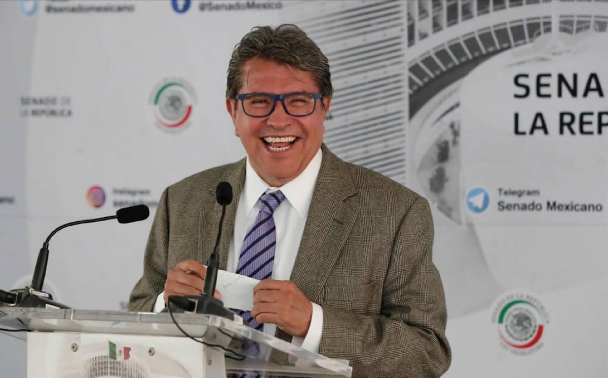 Ricardo Monreal Ávila, coordinador de los senadores de Morena, en una conferencia de prensa. | Cuartoscuro